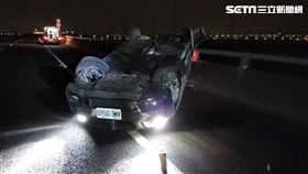 劉子賢，囡仔昌，剁斷雙掌，紅龜，彰化自駕BMW撞護欄身亡（圖／翻攝畫面）