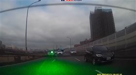 綠光,水源快速道路,車禍,雷射光,