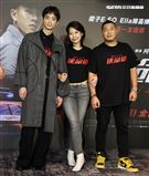 丁寧、林志謙、江治緯（草爺）出席「速命道」聯訪。（記者邱榮吉/攝影）