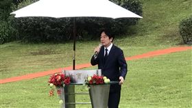 追思鄭南榕  賴副總統：台灣不能再出現外來統治副總統賴清德（圖）7日在鄭南榕自由之翼紀念墓園出席「鄭南榕殉道34週年追思紀念會」致詞表示，台灣要避免再次出現過去黑暗年代，最重要就是絕對不能再出現外來的統治，要做自己的主人，面臨外來極權威脅，大家要團結一致，共同打拚守護台灣。中央社記者王朝鈺攝  112年4月7日