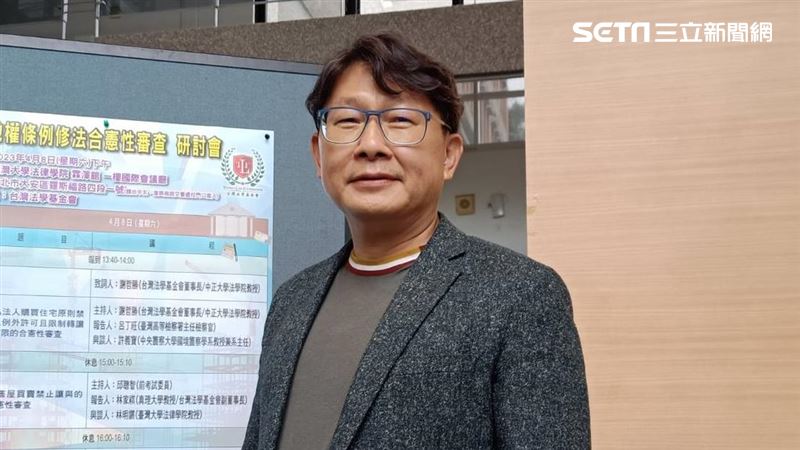 姚連地指出，「即使房市買氣已降溫，但觀察土方之亂又爆發，成本上疊，不知道房價怎麼降！」（圖／記者陳韋帆攝影）