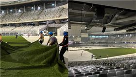 大巨蛋施工新進度曝光 圖／李四川臉書