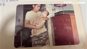 李坤城，病逝，大腸癌，兒子，李卓軒，哄睡，心肝寶貝，兒時照片(圖／李卓軒提供)