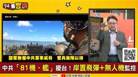 中共機艦大舉軍演！張宇韶：美台嚴防合守3關鍵位置