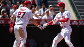 ▲相較昨日串聯攻勢，本場大谷翔平和楚奧特（Mike Trout）一共吞下5K。（資料圖／翻攝自天使推特）