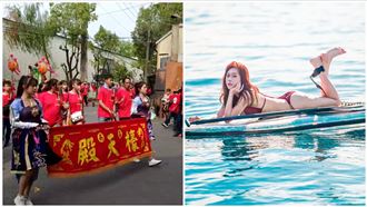 獨／高雄宮廟遶境禮生超吸睛　正妹神到了