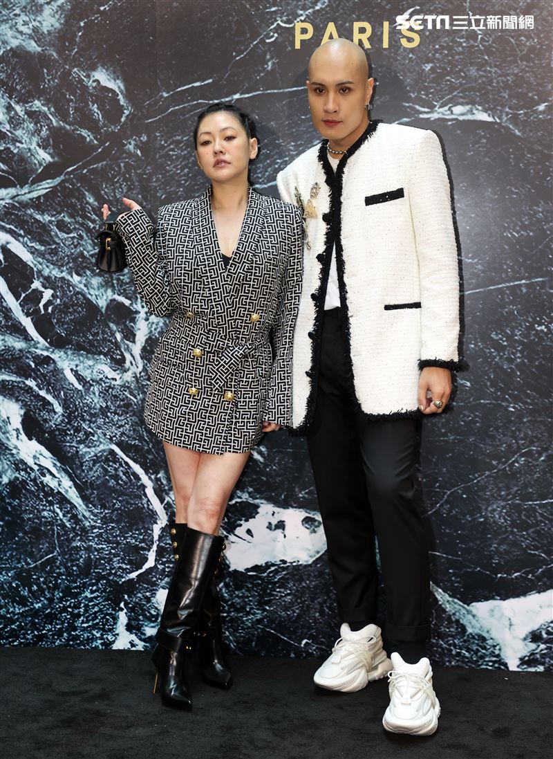 小S、黃宣出席Balmain全台首間專賣店開幕。（記者邱榮吉/攝影）