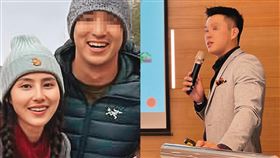 ▲房思瑜（左）和陽光男（右）去露營，在一群友人中顯得特別親密。（圖／翻攝自IG）