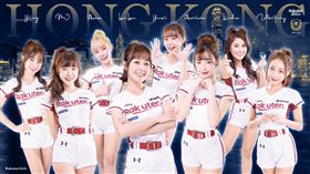 ▲樂天女孩受邀擔任香港足球聯賽表演嘉賓。（圖／樂天桃猿球團提供）