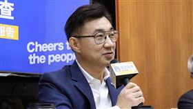 雙英出訪後續效應，啟思民本基金會今發布最新民調。（圖／江啟臣辦公室提供）