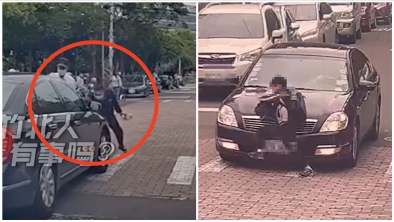 轎車闖紅燈險撞小學生　駕駛道歉了