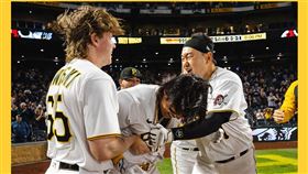 ▲裵智桓與崔志萬同場開轟。（圖／取自匹茲堡海盜FB）