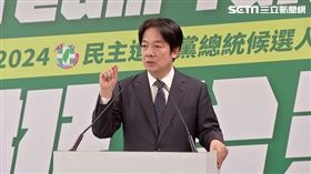 ▲ 民進黨總統候選人提名記者會賴清德發表談話（圖／記者高逸帆攝影）