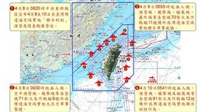 中共3天圍台軍演(圖/國防部提供)
