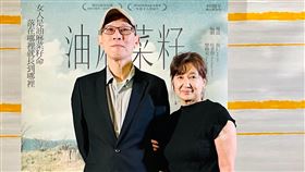 萬仁（左）和蘇明明（右）出席《油麻菜籽》媒體試映。（圖／海鵬提供）
