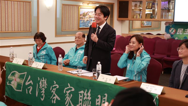 獲提名參選總統後　賴首行程爭取客家支持