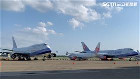 桃園機場停機坪，（圖／記者劉沛妘攝影）