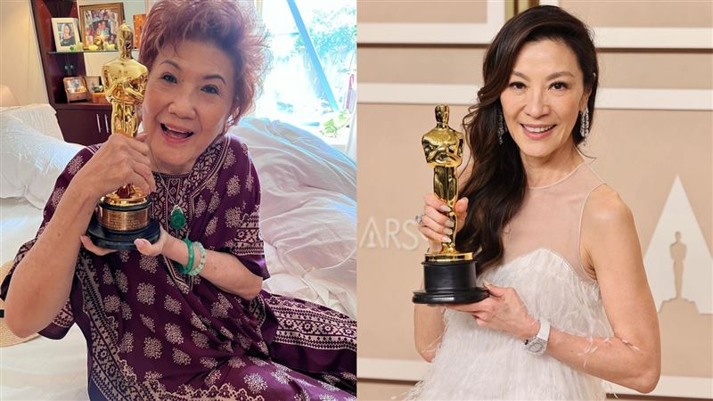楊紫瓊帶O先生返鄉　合影引26萬網友感動