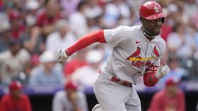 ▲紅雀新秀沃克（Jordan Walker）生涯前12場比賽都敲安（圖／美聯社／達志影像）