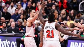 公牛克服多達19分落後，最終下剋上擊敗暴龍。（圖／翻攝自公牛隊推特）