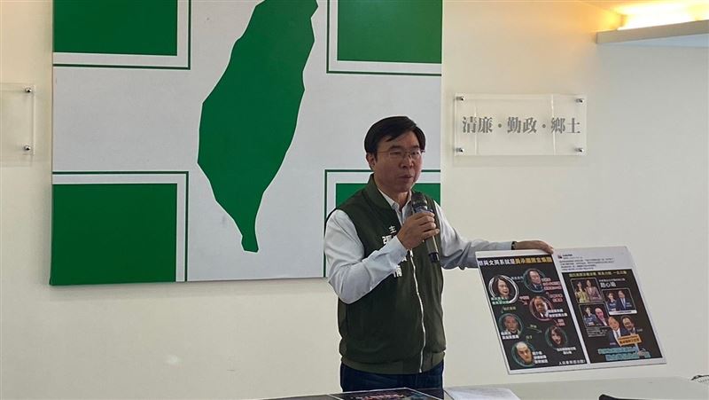 「堅偉」大戰轟轟烈烈　綠北市黨部轟梗圖