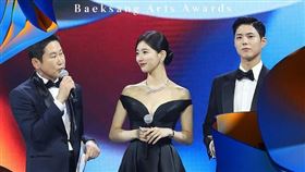 ▲申東燁、秀智、朴寶劍。（圖／翻攝自百想藝術大賞IG）