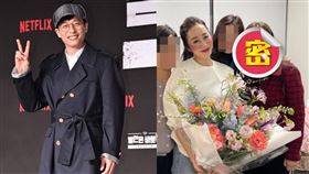 劉在錫的主播妻子羅敬恩（右）罕見現身。（圖／翻攝自金慶和 IG）