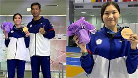 洪莉翔、擊劍（組合圖／翻攝自中華民國擊劍協會）