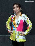 張秀卿小記者大明星。（記者邱榮吉/攝影）