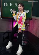 張秀卿小記者大明星。（記者邱榮吉/攝影）