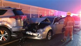 國道3號,連環撞,追撞,汽車,大貨車,新竹,香山