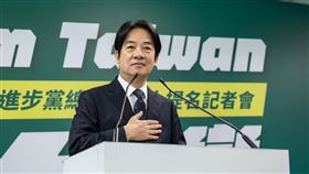 民進黨總統候選人提名記者會賴清德發表談話（圖／民進黨提供）