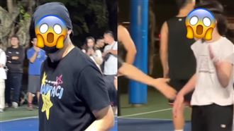 3天王級藝人深夜相約打球　秒吸民眾圍觀