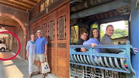 AIT處長孫曉雅一家遊台！迪化街照見「行人地獄」　網酸：感受到真台灣。（圖／翻攝自美國在台協會 AIT 臉書）