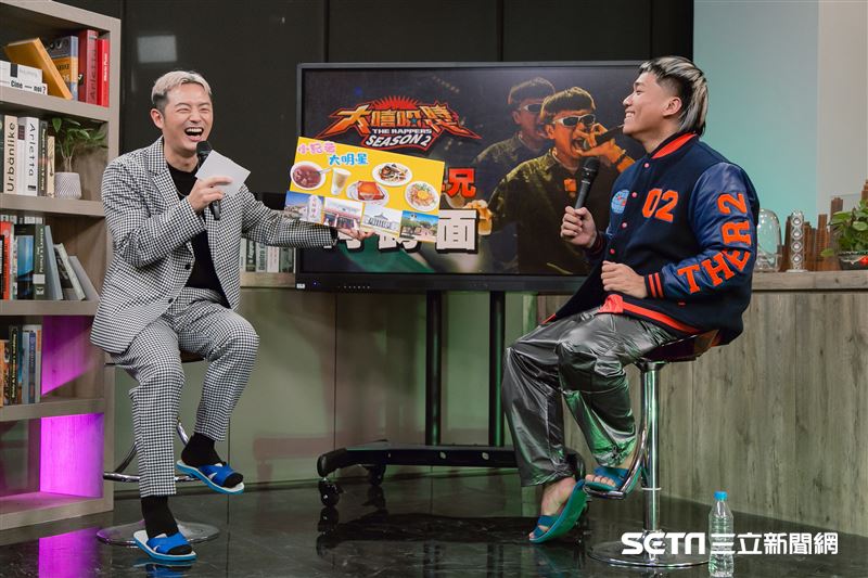 小記者大明星阿跨面三立新聞網專訪。 （圖／記者楊澍攝影）