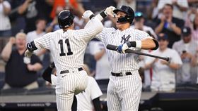 ▲洋基新秀沃爾皮（Anthony Volpe）炸裂生涯首轟。（圖／美聯社／達志影像）