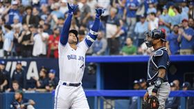 ▲「春天哥」史普林格（George Springer）炸裂首局首打席全壘打。（圖／美聯社／達志影像）