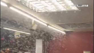 台南飲料店大量白蟻飛撲　店員全頭皮發麻