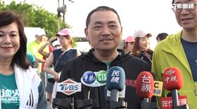新北市鐵道馬拉松接力賽鳴槍儀式侯友宜受訪