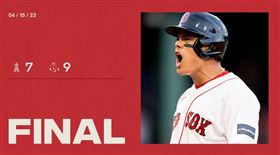 張育成（圖／翻攝自紅襪隊 推特）