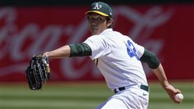 ▲藤浪晉太郎6局失3分仍吞敗。（圖／美聯社／達志影像）