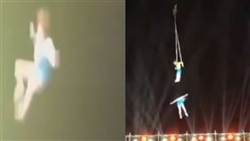 雜耍,雜技,表演,中國,搶救,觀眾 （圖／翻攝自微博）