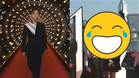 ▲呂爵安 金像獎紅毯。（圖／翻攝自微博）