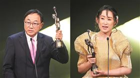許冠文和王菀之抱回最佳男女配角。（圖／翻攝自官方臉書）