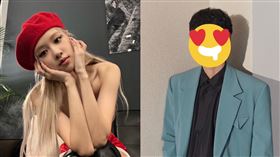 姜棟元、Rosé。（圖／翻攝自IG、百度百科）