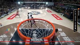 麥卡洛揮拳攻擊丁恩迪。（圖／翻攝自YT）