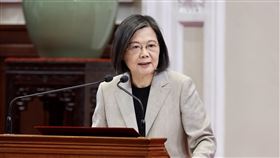 總統接見國際展能節職業技能競賽代表團（2）總統蔡英文（圖）17日在總統府接見第10屆國際展能節職業技能競賽代表團，期待大家以專業技術貢獻社會，並將台灣的技能經驗分享給全世界。中央社記者張皓安攝  112年4月17日