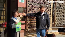 ▲羅友志爆料侯友宜「500萬搓湯圓」，何博文告發違反選罷法，之後在律師陪同下，再赴台北地檢署對國民黨發言人蕭敬嚴提告加重誹謗。（圖／記者楊佩琪攝）