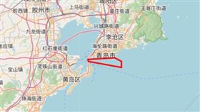 中國宣布今有「重大軍事活動」？真實位置曝光　網酸：只是炸魚（圖／翻攝自微博、推特）