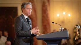 翻攝自央視網、布林肯ig、國防部提供